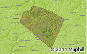 Satellite 3D Map of Plavskiy, physical outside
