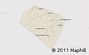 Shaded Relief 3D Map of Plavskiy, single color outside