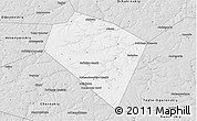 Silver Style 3D Map of Plavskiy