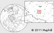 Blank Location Map of Plavskiy