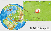 Physical Location Map of Plavskiy, highlighted parent region