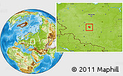 Physical Location Map of Plavskiy