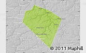 Physical Map of Plavskiy, lighten, desaturated