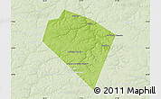 Physical Map of Plavskiy, lighten