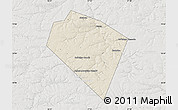 Shaded Relief Map of Plavskiy, lighten, semi-desaturated