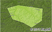 Physical 3D Map of Schekinskiy, darken