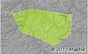 Physical 3D Map of Schekinskiy, desaturated