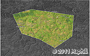 Satellite 3D Map of Schekinskiy, darken, desaturated