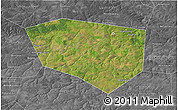 Satellite 3D Map of Schekinskiy, desaturated