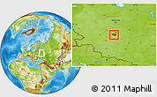 Physical Location Map of Schekinskiy