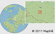 Savanna Style Location Map of Schekinskiy