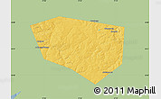 Savanna Style Map of Schekinskiy, single color outside