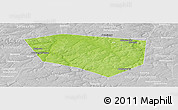Physical Panoramic Map of Schekinskiy, lighten, desaturated