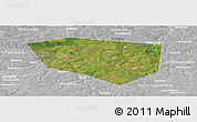 Satellite Panoramic Map of Schekinskiy, lighten, desaturated