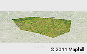 Satellite Panoramic Map of Schekinskiy, lighten