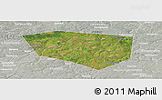 Satellite Panoramic Map of Schekinskiy, lighten, semi-desaturated