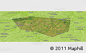 Satellite Panoramic Map of Schekinskiy, physical outside