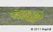 Satellite Panoramic Map of Schekinskiy, semi-desaturated