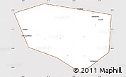 Classic Style Simple Map of Schekinskiy, cropped outside