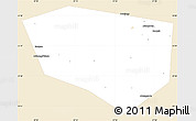 Classic Style Simple Map of Schekinskiy, single color outside