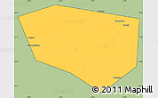 Savanna Style Simple Map of Schekinskiy, cropped outside