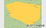 Savanna Style Simple Map of Schekinskiy