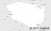 Silver Style Simple Map of Schekinskiy