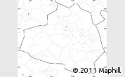 Blank Simple Map of Tula Oblast, no labels