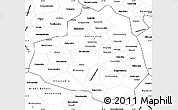 Blank Simple Map of Tula Oblast