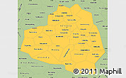 Savanna Style Simple Map of Tula Oblast