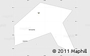 Silver Style Simple Map of Tula