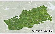 Satellite 3D Map of Tver Oblast, lighten