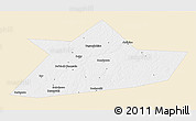 Classic Style 3D Map of Belskiy, single color outside