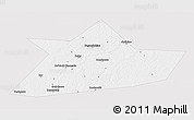 Silver Style 3D Map of Belskiy, single color outside
