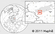 Blank Location Map of Belskiy, highlighted parent region