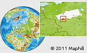 Physical Location Map of Belskiy, highlighted parent region