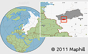 Savanna Style Location Map of Belskiy, highlighted country, highlighted parent region