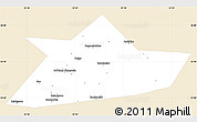 Classic Style Simple Map of Belskiy, single color outside
