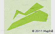 Physical 3D Map of Konakovskiy, lighten