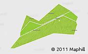 Physical 3D Map of Konakovskiy, single color outside