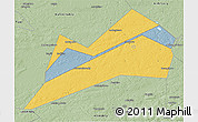 Savanna Style 3D Map of Konakovskiy
