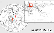Blank Location Map of Konakovskiy, highlighted parent region, within the entire country