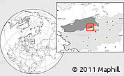 Blank Location Map of Konakovskiy, highlighted parent region, highlighted grandparent region