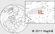 Blank Location Map of Konakovskiy, highlighted parent region