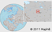 Gray Location Map of Konakovskiy