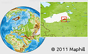 Physical Location Map of Konakovskiy, highlighted parent region