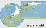 Savanna Style Location Map of Konakovskiy, highlighted country, highlighted grandparent region, within the entire country