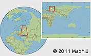 Savanna Style Location Map of Konakovskiy, highlighted parent region, within the entire country