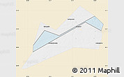 Classic Style Map of Konakovskiy, single color outside