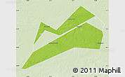 Physical Map of Konakovskiy, lighten